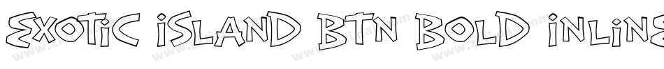 Exotic Island BTN Bold Inline字体转换
